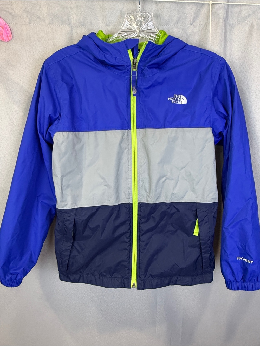 The North Face Lined Explorer Rain Jacket- Size Medium (10/12)